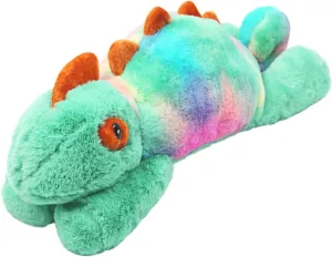 ARELUX Soft 18in Chameleon Stuffed Animals: Lizard Plush Cute Cuddly Body Pillow Hug Sleeping Fluffy Wild Animal Toys Bed Decor Plushie Doll Friends Family Member