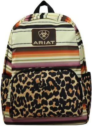 ARIAT Women's Logo Backpack, Multicolored (Serape Cheetah), One Size
