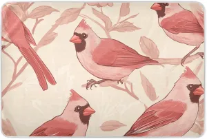 Art Pink Birds Extra Large Resuable Diaper Mats Water Resistant Baby Pee Pads Cute Cool Toddler Bedding Products for Baby Toddler Children 52" L x 34" W