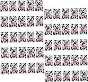 ARTIBETTER 50 Pcs Birthday Party Bags Animal Theme Goodie Bags with Double Sided Design for Farmhouse Themed Celebrations and Decorations