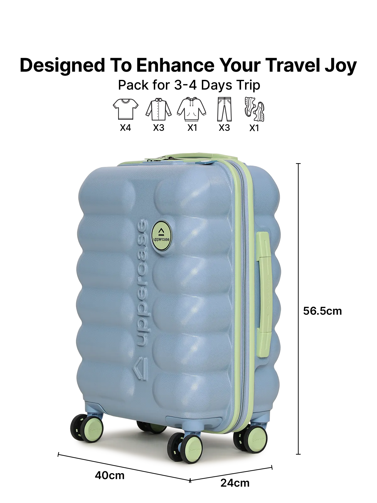 Astro Powder Blue Cabin Trolley