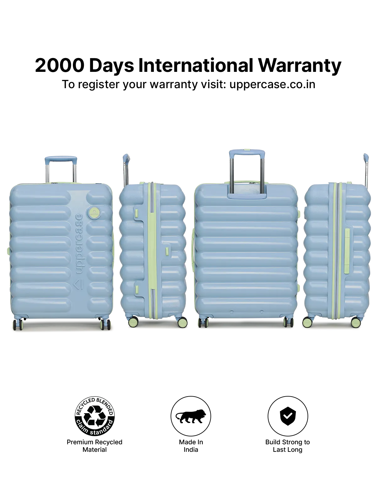 Astro Powder Blue Large Trolley