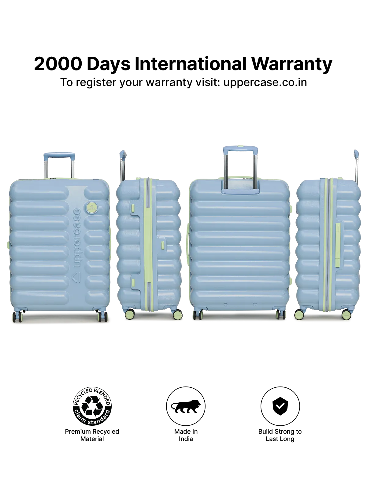 Astro Powder Blue Set of 3 (S M L) Trolley