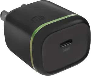 AT&T USB-C Wall Charger Fast Charging Power Adapter Foldable Prongs Travel-Friendly for Compatible with iPhone iPad Samsung Galaxy Google Pixel (30W Black)