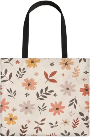 Autumn Park Trees Fall Foliages Canvas Tote Bag for Women Men Stylish Tote Handbag Shoulder Bag Reusable Grocery Bag