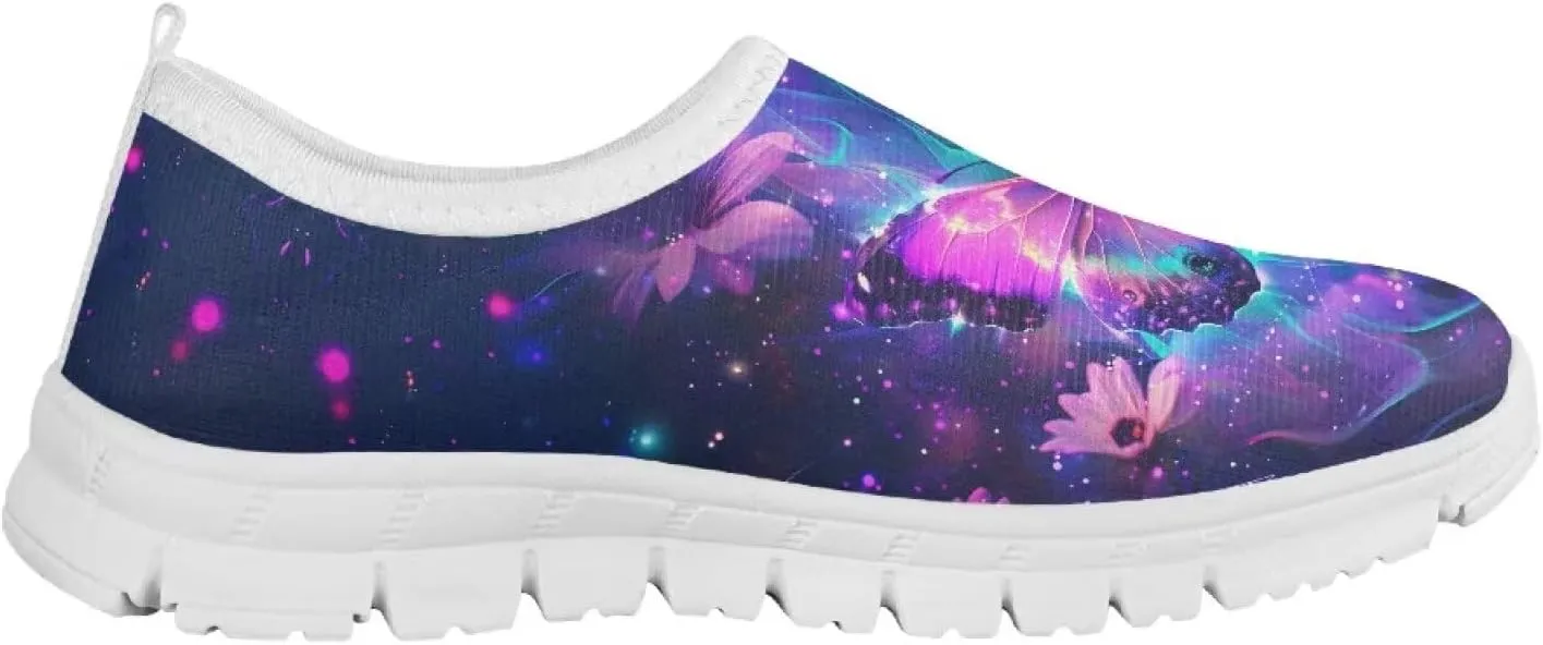 Axolotl Shoes for Girls Little Kid Sneakers Cartoon Print Running Shoes for Girls