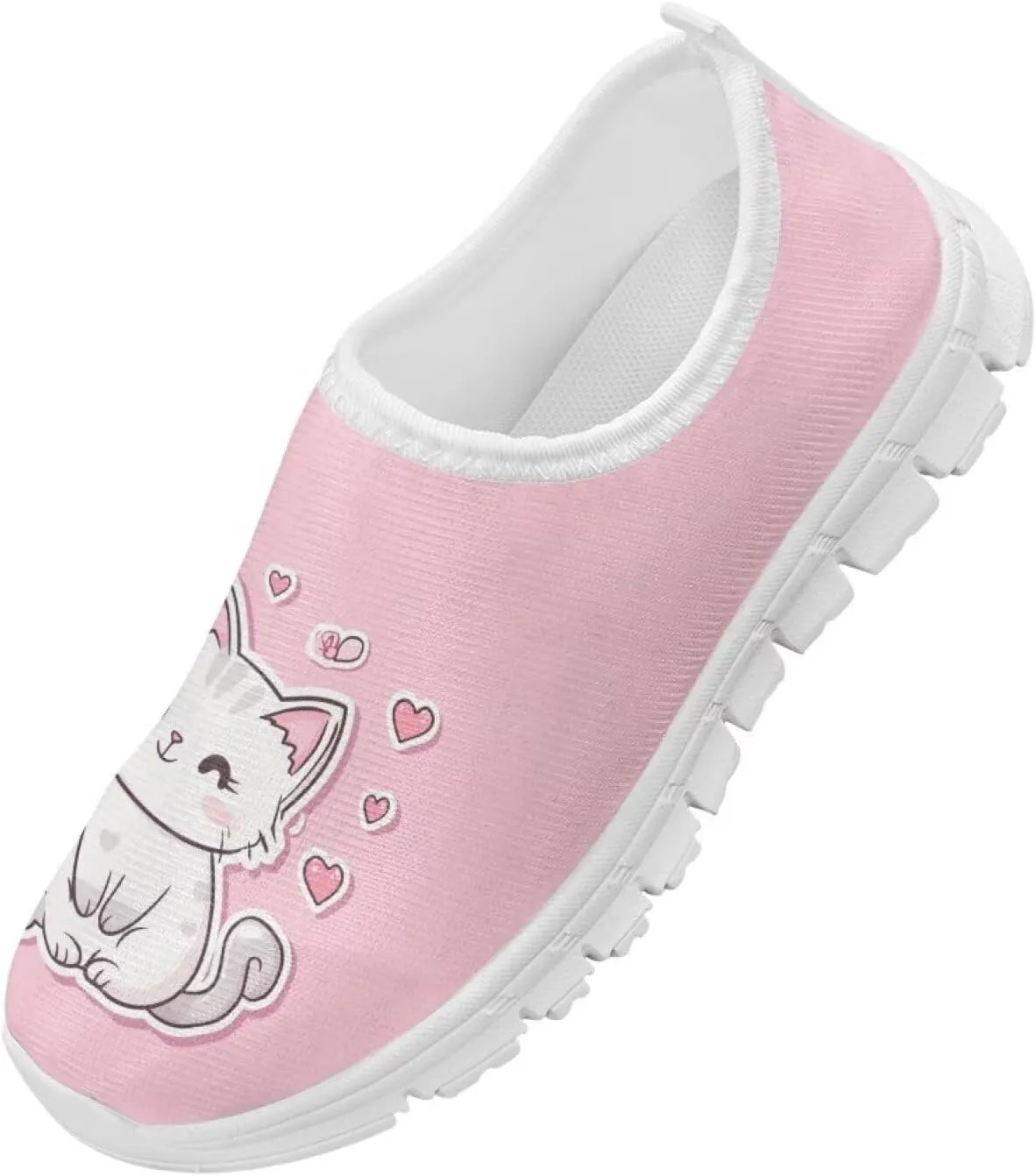 Axolotl Shoes for Girls Little Kid Sneakers Cartoon Print Running Shoes for Girls
