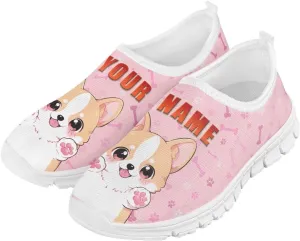 Axolotl Shoes for Girls Little Kid Sneakers Cartoon Print Running Shoes for Girls