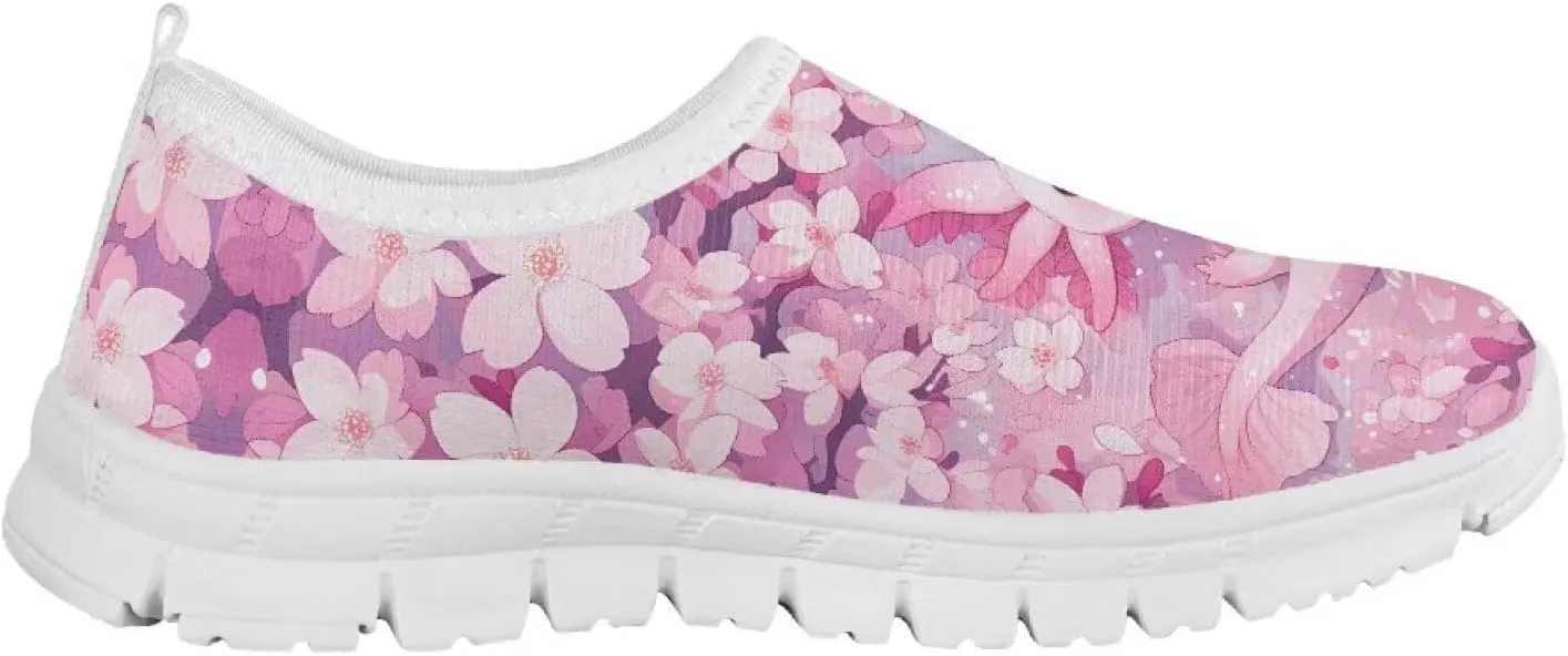 Axolotl Shoes for Girls Little Kid Sneakers Cartoon Print Running Shoes for Girls
