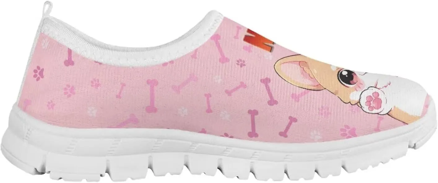 Axolotl Shoes for Girls Little Kid Sneakers Cartoon Print Running Shoes for Girls