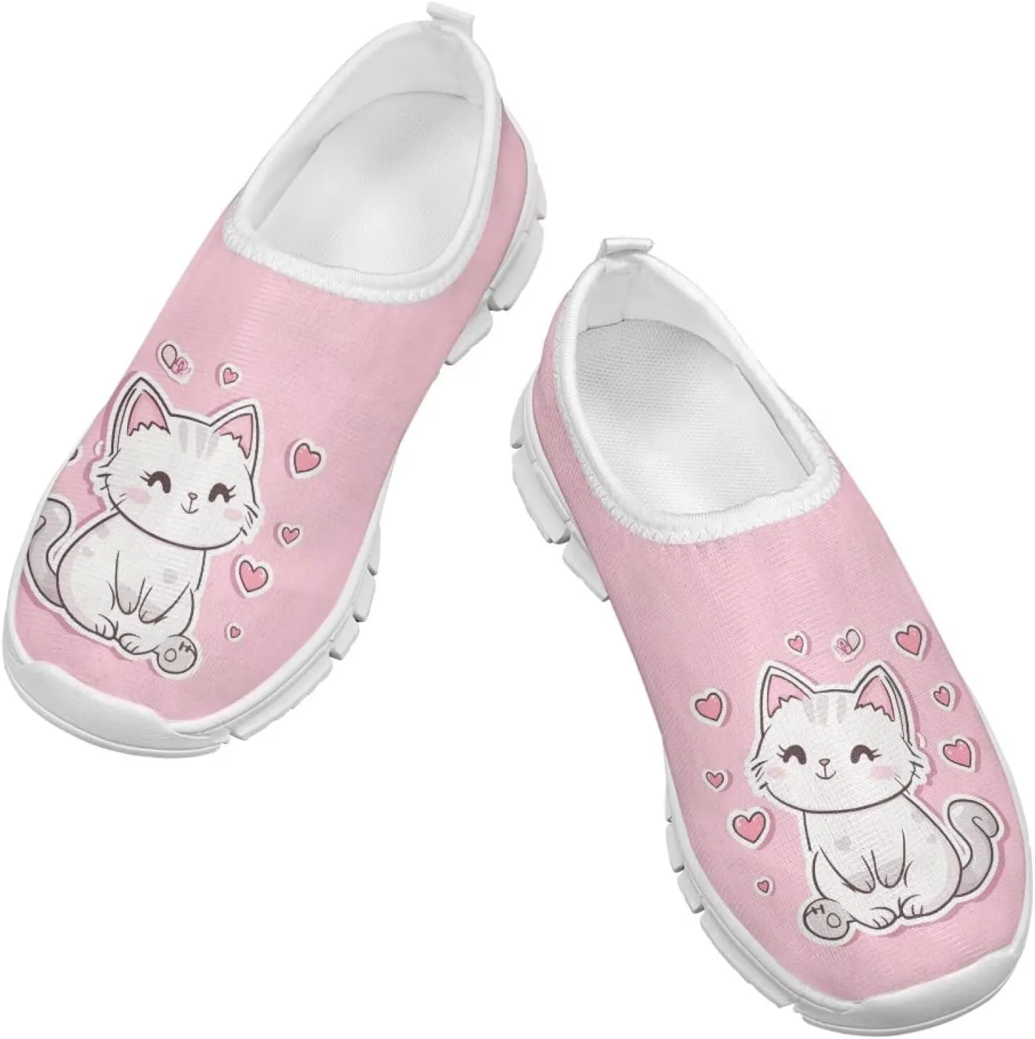 Axolotl Shoes for Girls Little Kid Sneakers Cartoon Print Running Shoes for Girls