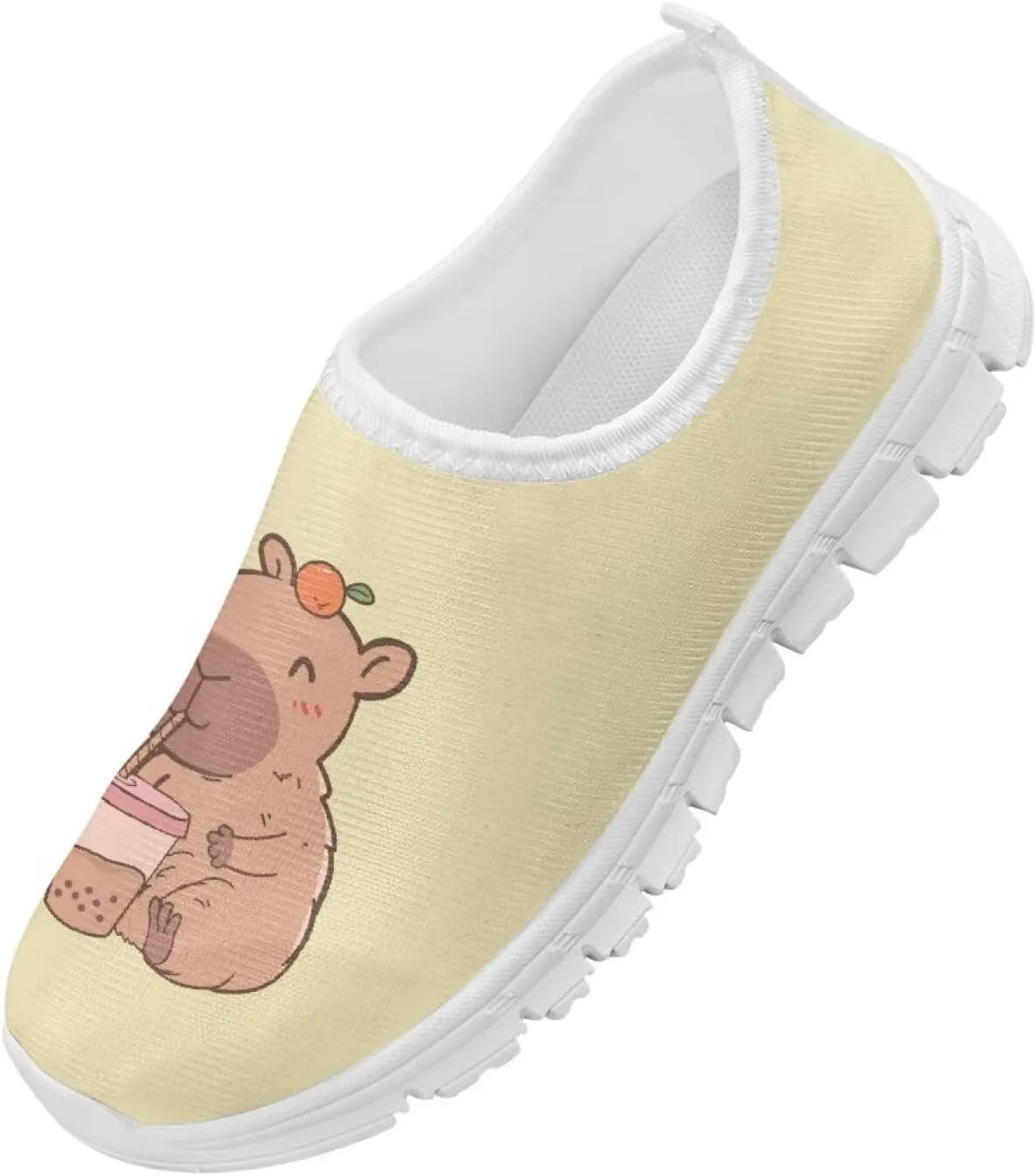 Axolotl Shoes for Girls Little Kid Sneakers Cartoon Print Running Shoes for Girls