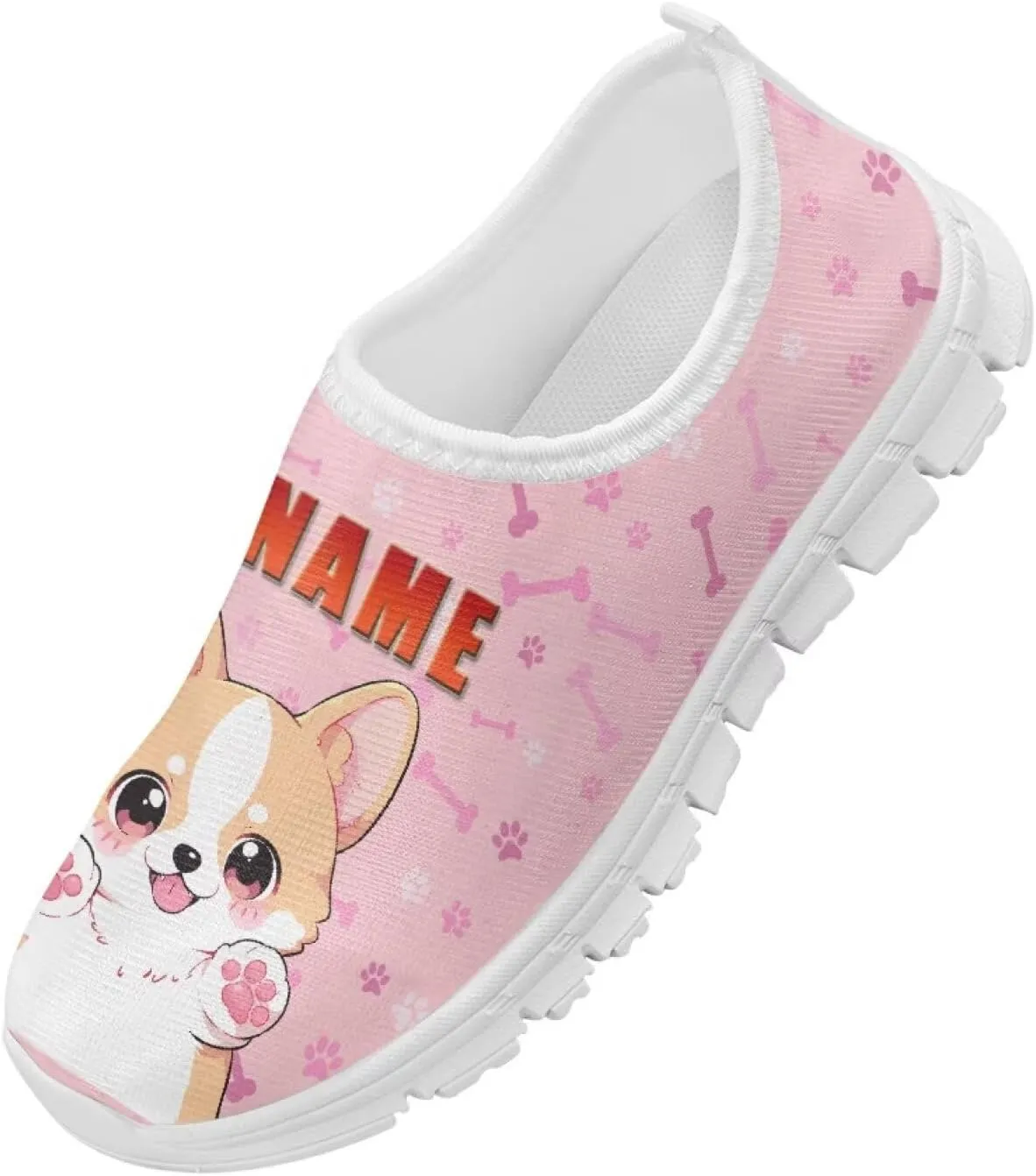 Axolotl Shoes for Girls Little Kid Sneakers Cartoon Print Running Shoes for Girls