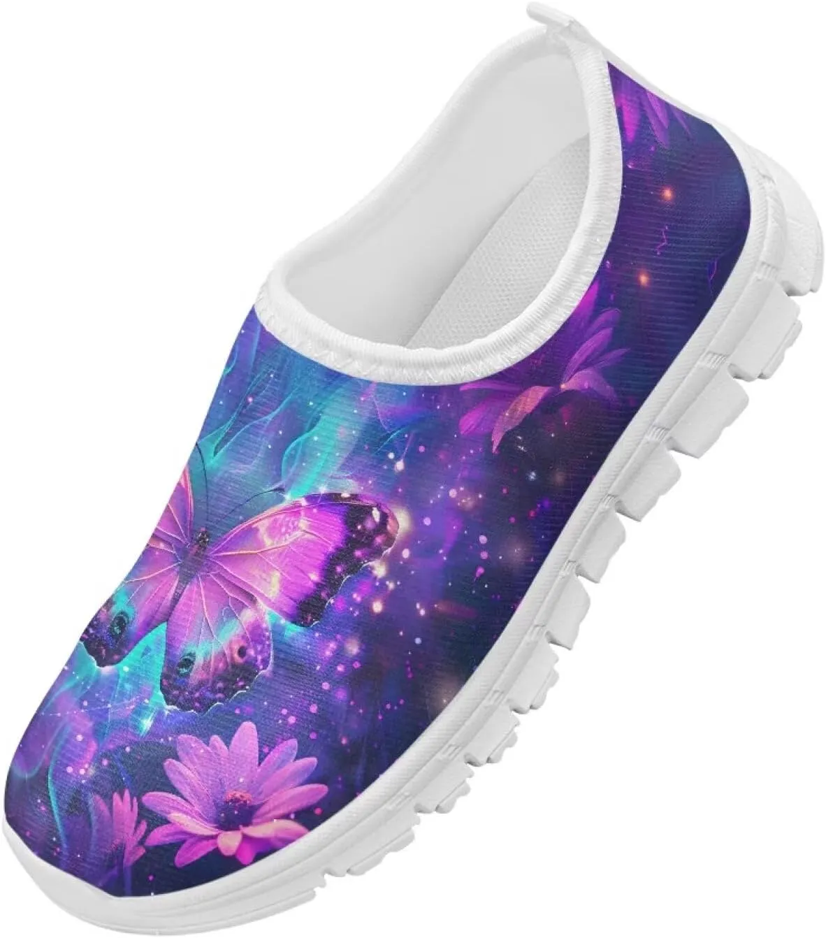 Axolotl Shoes for Girls Little Kid Sneakers Cartoon Print Running Shoes for Girls