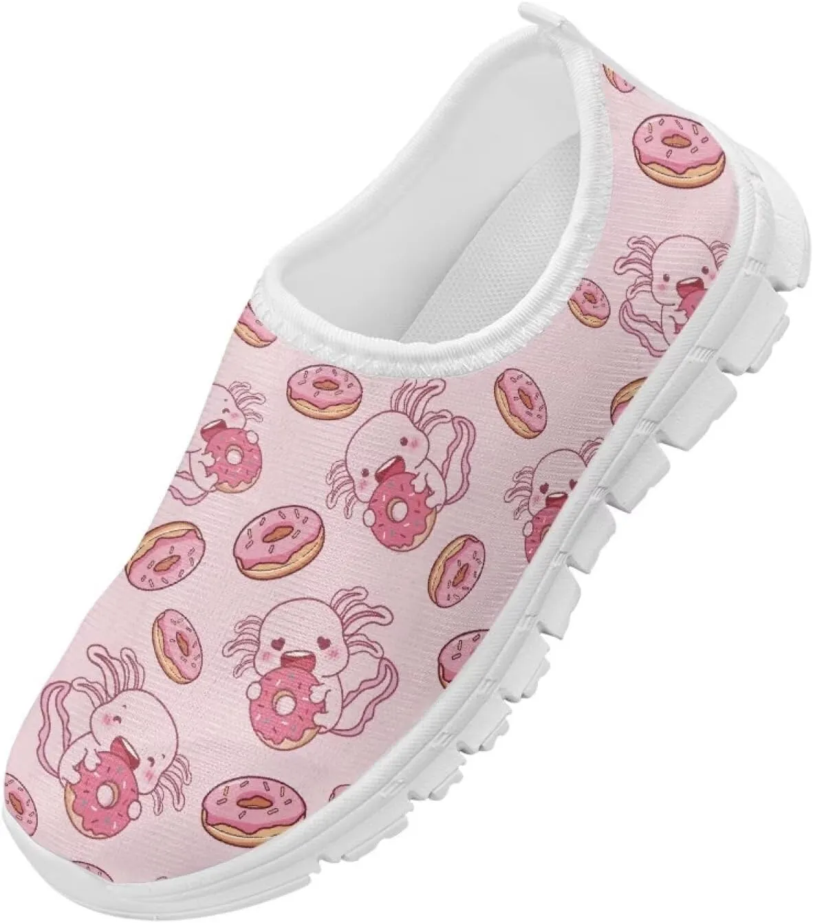 Axolotl Shoes for Girls Slip On Sneakers Kids Tennis Shoes Size 11-2,5