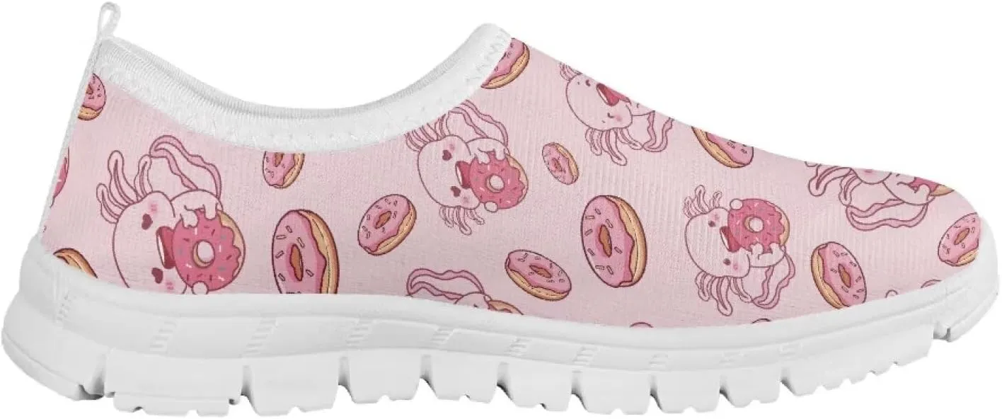 Axolotl Shoes for Girls Slip On Sneakers Kids Tennis Shoes Size 11-2,5