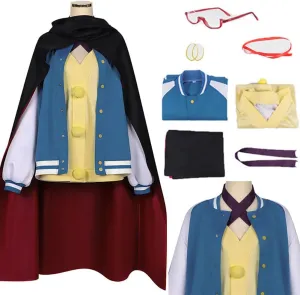 Ayase Cosplay Costume Ayase Cosplay Suit Blue Uniform Dress for Women