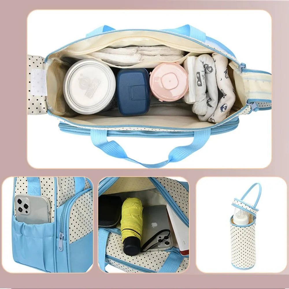 Baby Diaper Bag Large Shoulder Tote Organizer for Girls Cute Newborn Hospital Dad Mom Travel Nursery Handbag