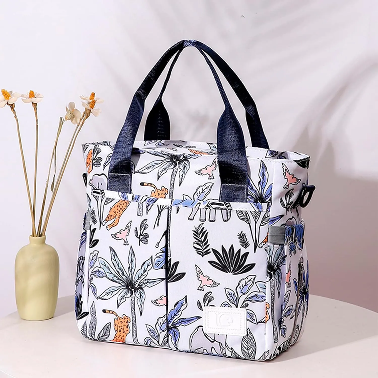 Baby Diaper Bag Large Shoulder Tote Organizer for Girls Cute Newborn Hospital Dad Mom Travel Nursery Handbag