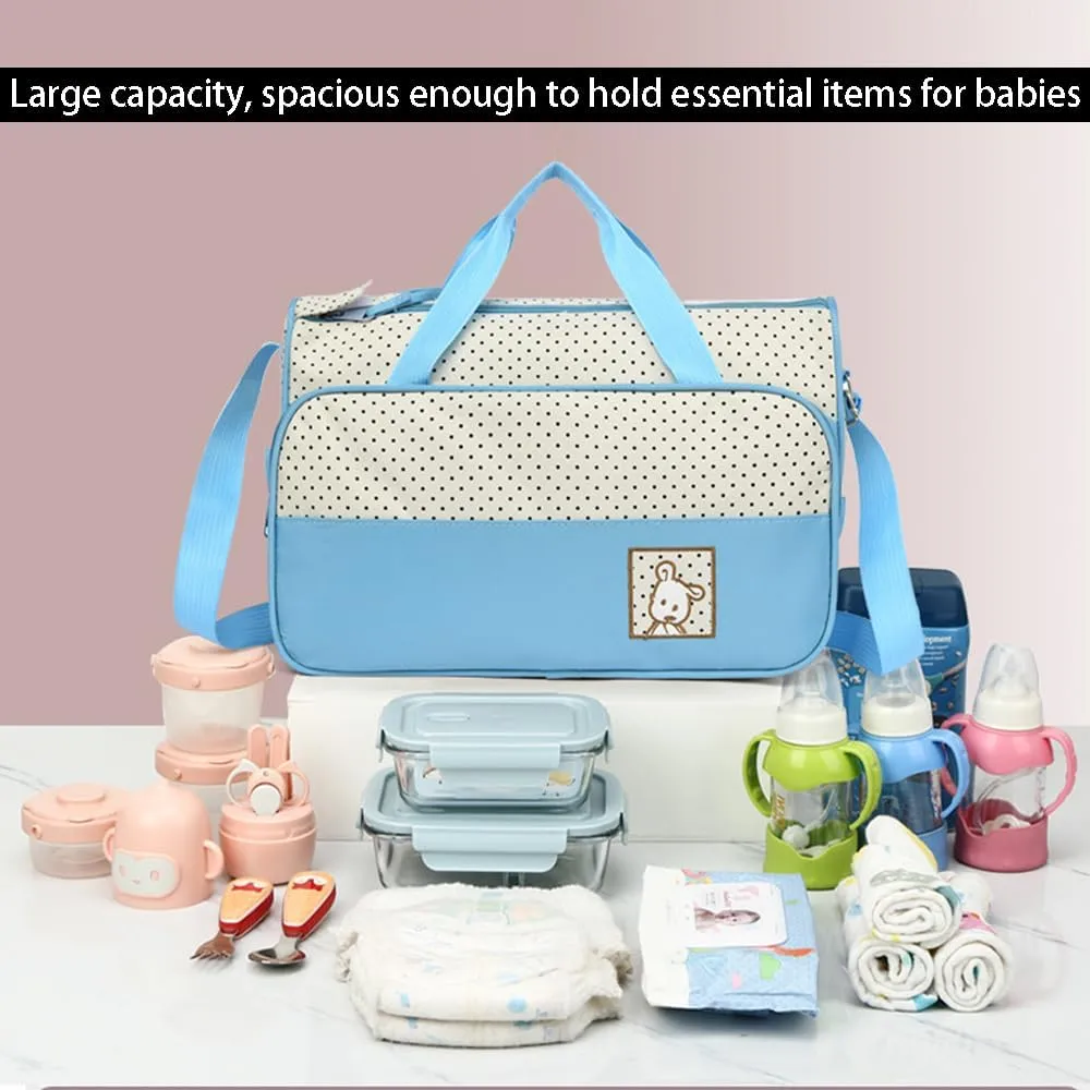 Baby Diaper Bag Large Shoulder Tote Organizer for Girls Cute Newborn Hospital Dad Mom Travel Nursery Handbag