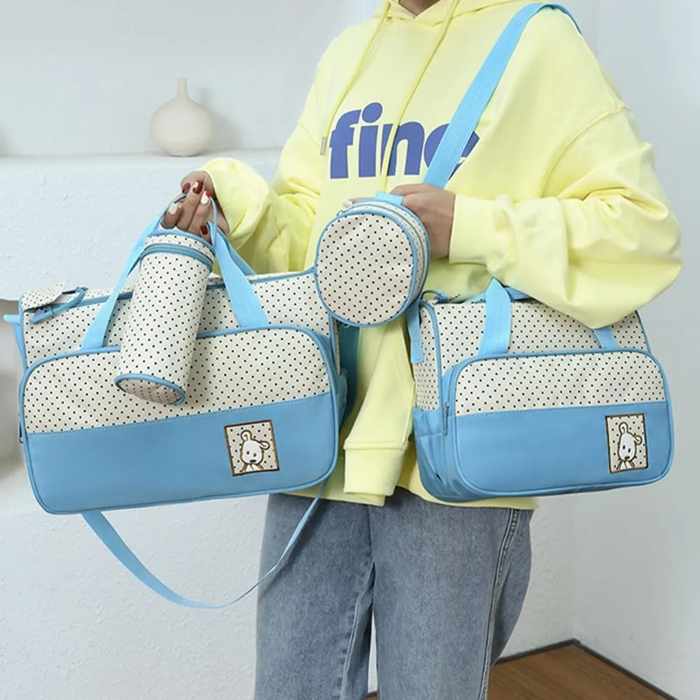 Baby Diaper Bag Large Shoulder Tote Organizer for Girls Cute Newborn Hospital Dad Mom Travel Nursery Handbag