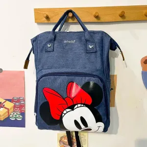 Baby Diaper Bag (Waterproof) Minnie Mouse Navy Blue