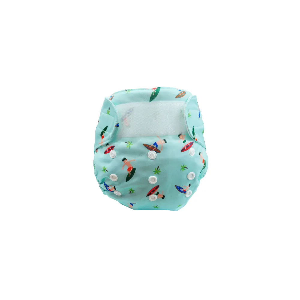 Baby Reusable Swim Diaper - Surfer - Free Size