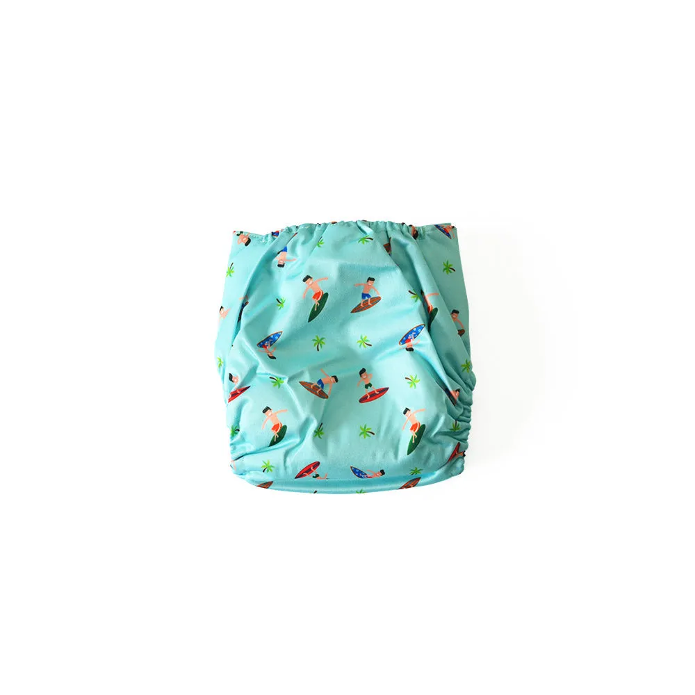 Baby Reusable Swim Diaper - Surfer - Free Size