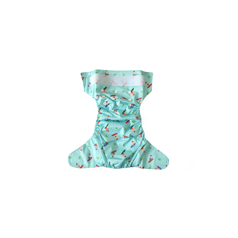 Baby Reusable Swim Diaper - Surfer - Free Size
