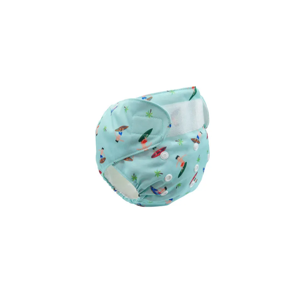 Baby Reusable Swim Diaper - Surfer - Free Size