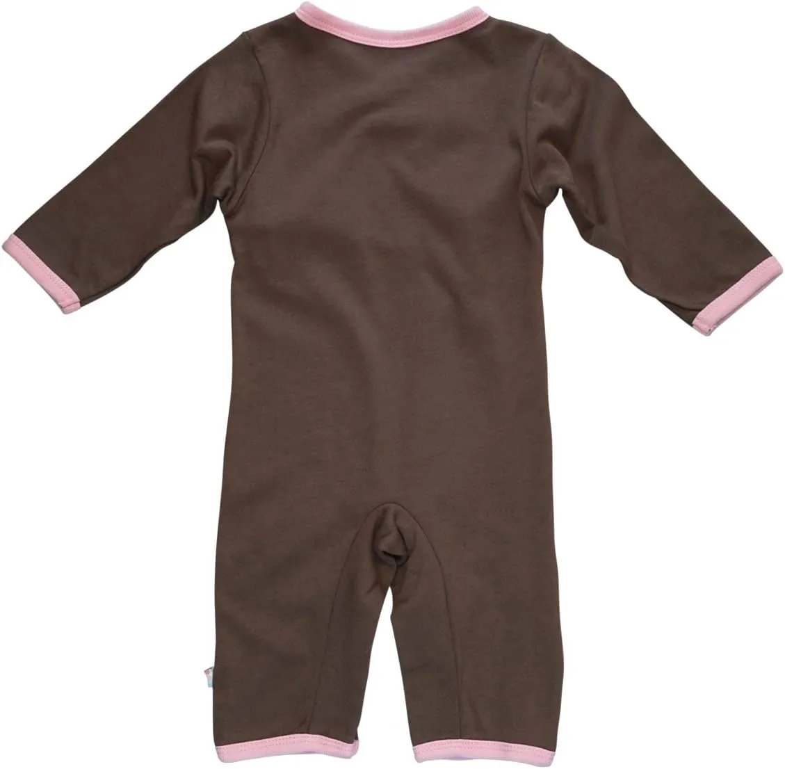 Babysoy Newborn Baby Unisex Kimono Side Snap Long Sleeve Onepiece Romper Coverall