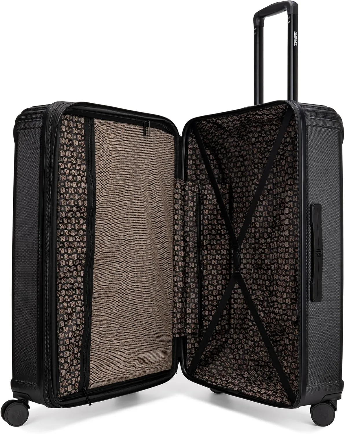 Badgley Mischka Evalyn 3 Piece Expandable Luggage Set (Black)