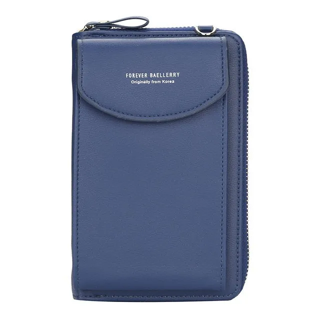 Baellerry 2020 Women Wallet Brand Cell Phone Wallet Big Card Holders Wallet Handbag Purse Clutch Messenger Shoulder Straps Bag