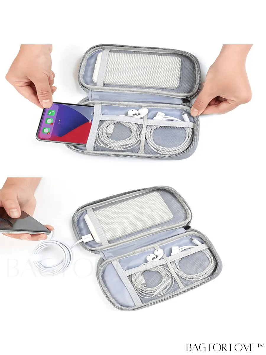BagForLove - Compact Digital Cable Storage Bag with Zipper - Portable and Organized Solution