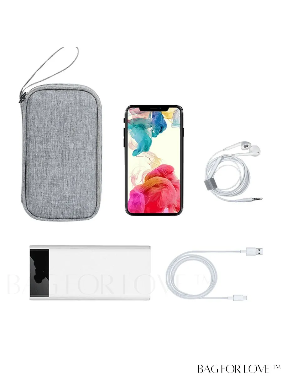BagForLove - Compact Digital Cable Storage Bag with Zipper - Portable and Organized Solution