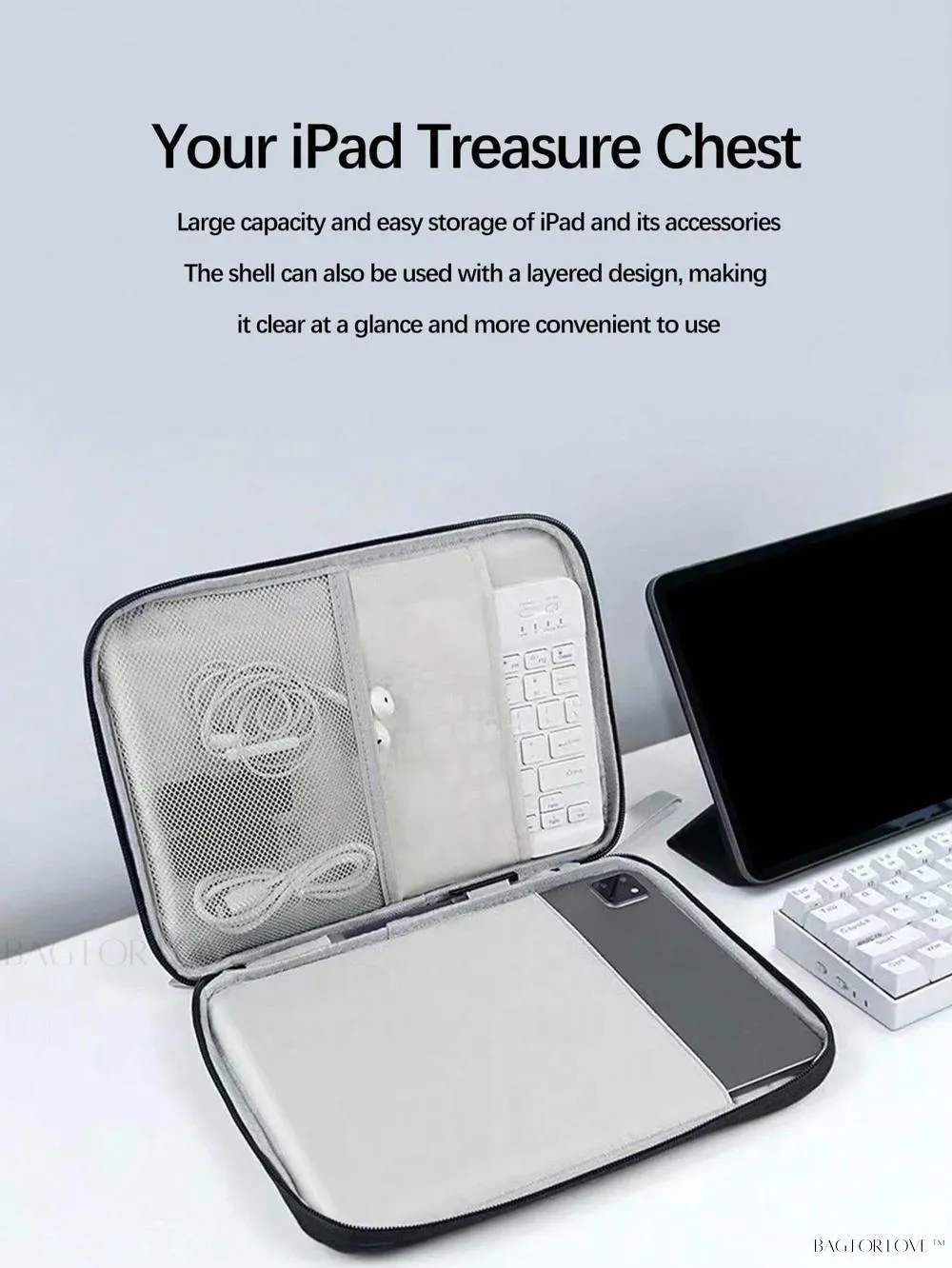 BagForLove - Compact Shockproof Bag Compatible with Small Tablets