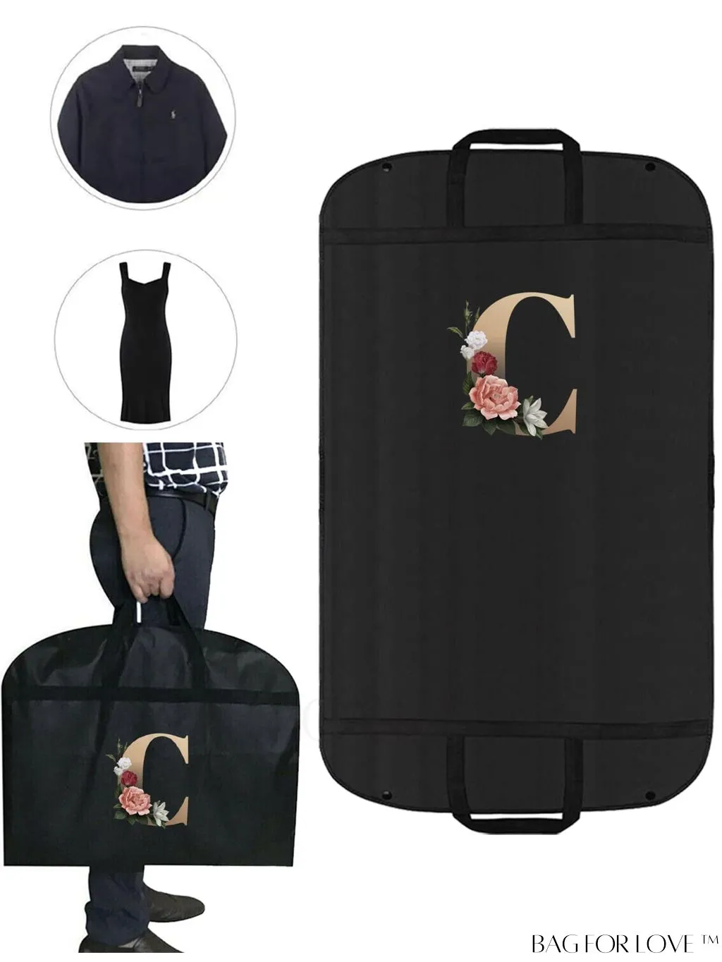 BagForLove - Wedding Dress Garment Storage Bag - Travel-friendly Clothing Organizer for Dust-free Storage