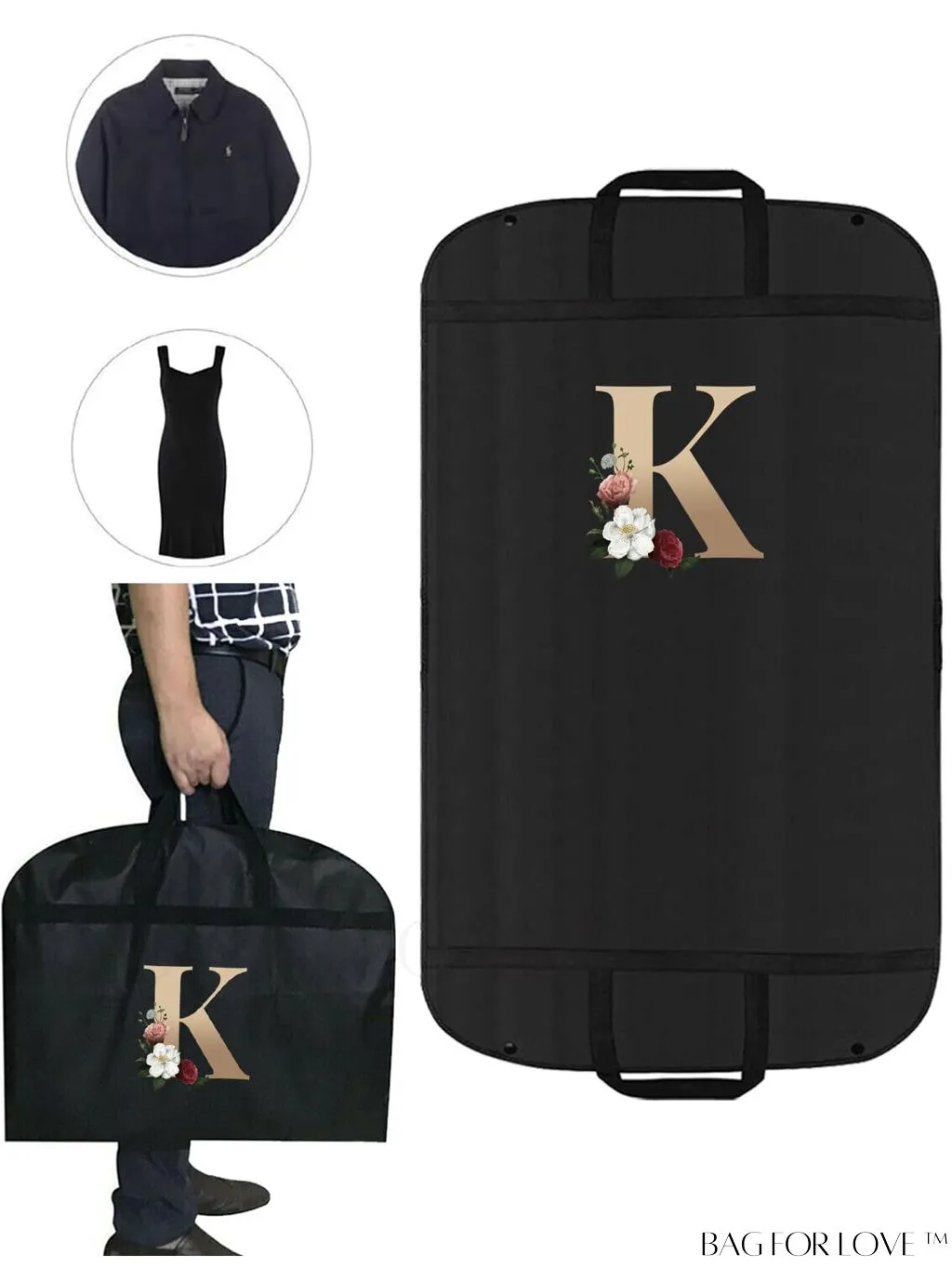 BagForLove - Wedding Dress Garment Storage Bag - Travel-friendly Clothing Organizer for Dust-free Storage