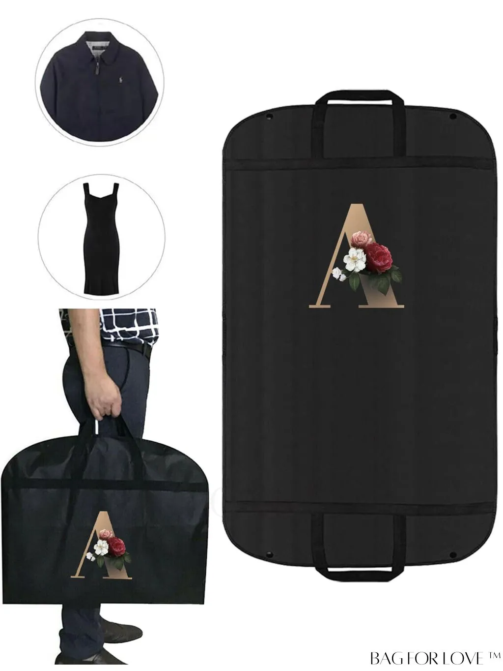 BagForLove - Wedding Dress Garment Storage Bag - Travel-friendly Clothing Organizer for Dust-free Storage