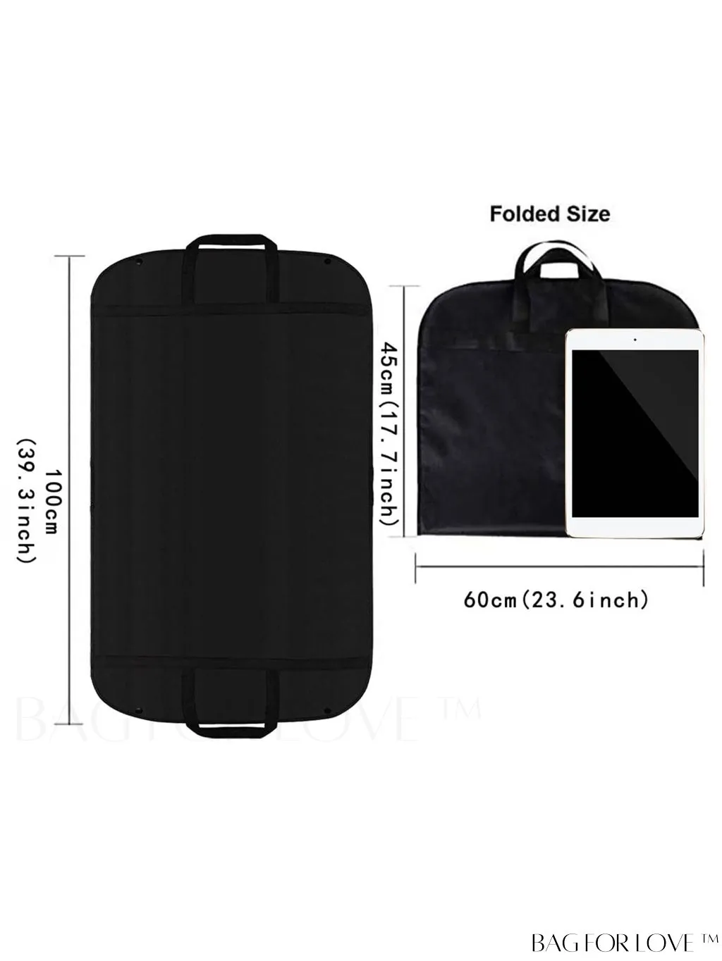 BagForLove - Wedding Dress Garment Storage Bag - Travel-friendly Clothing Organizer for Dust-free Storage