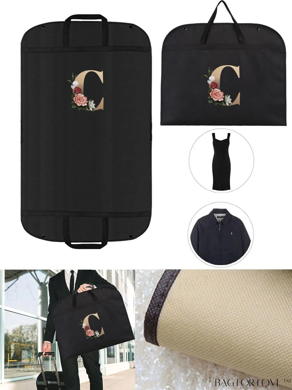 BagForLove - Wedding Dress Garment Storage Bag - Travel-friendly Clothing Organizer for Dust-free Storage