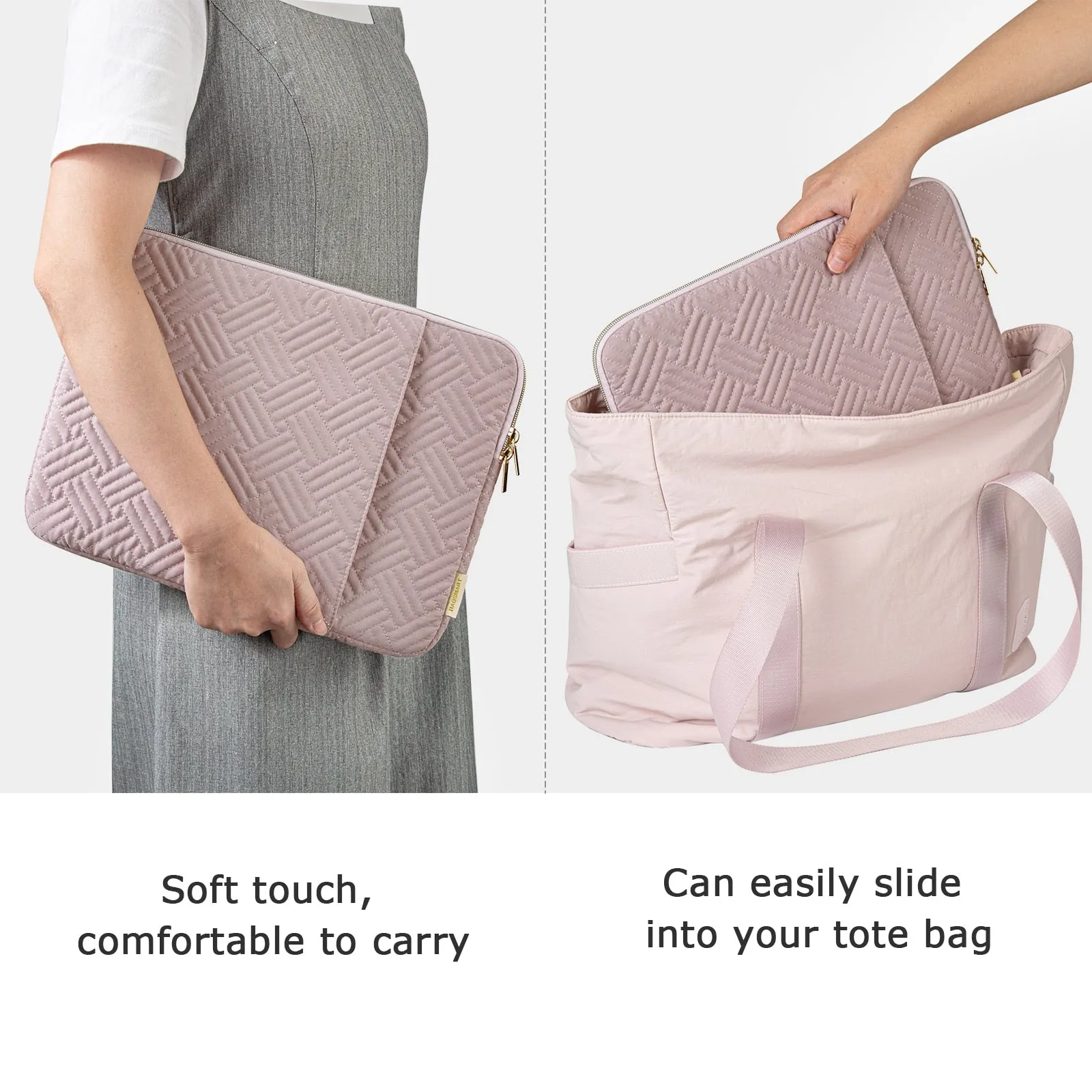 Bagsmart Weave Pattern Laptop Sleeve