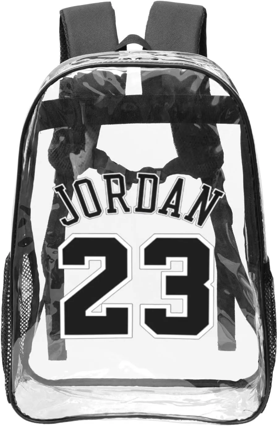 Basketball Goat 23 Transparent Backpack 16 Inch Laptop Backpack Large Capacity Backpack Travel Bag