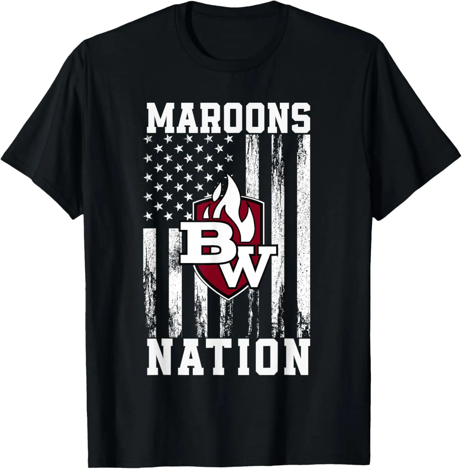 Belleville West Maroons Logo Nation HS T-Shirt