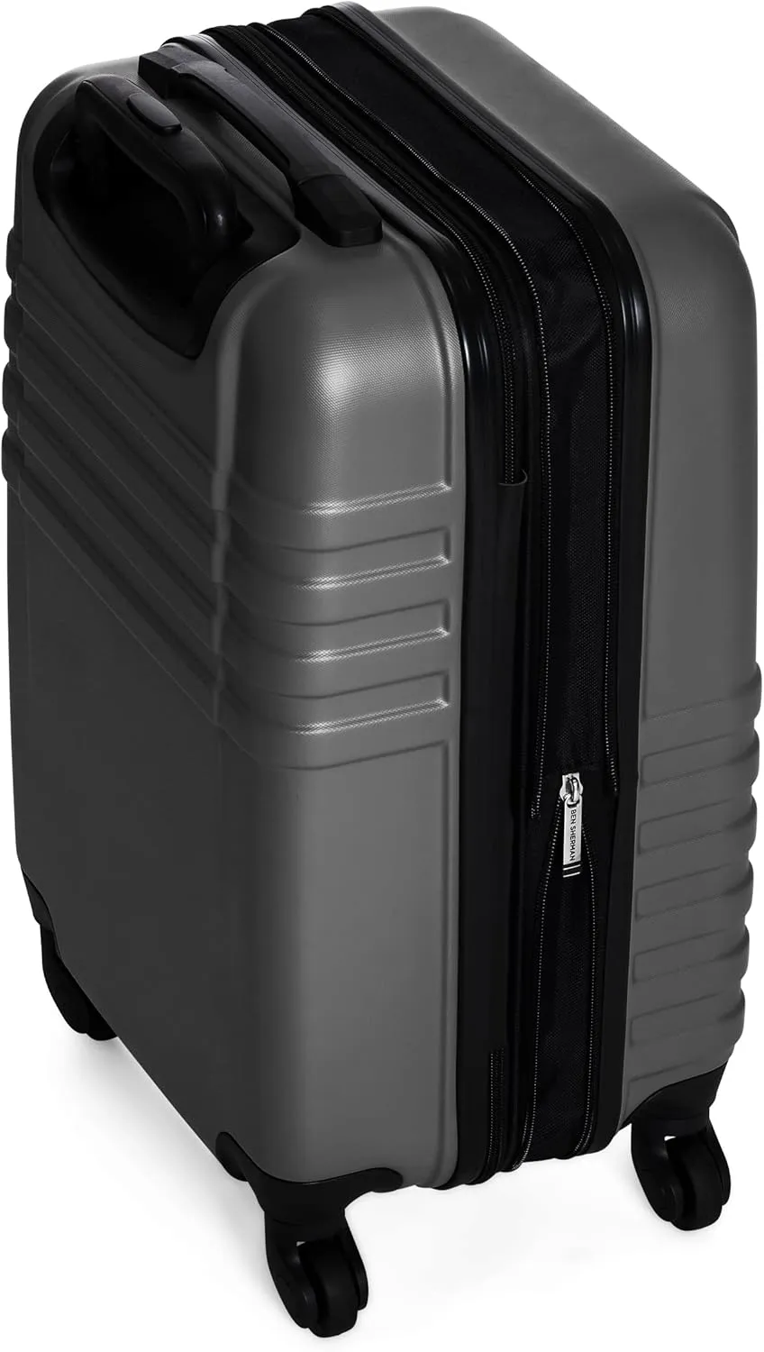 Ben Sherman Hereford Spinner Travel Upright Luggage, Grey, 20-Inch Carry On