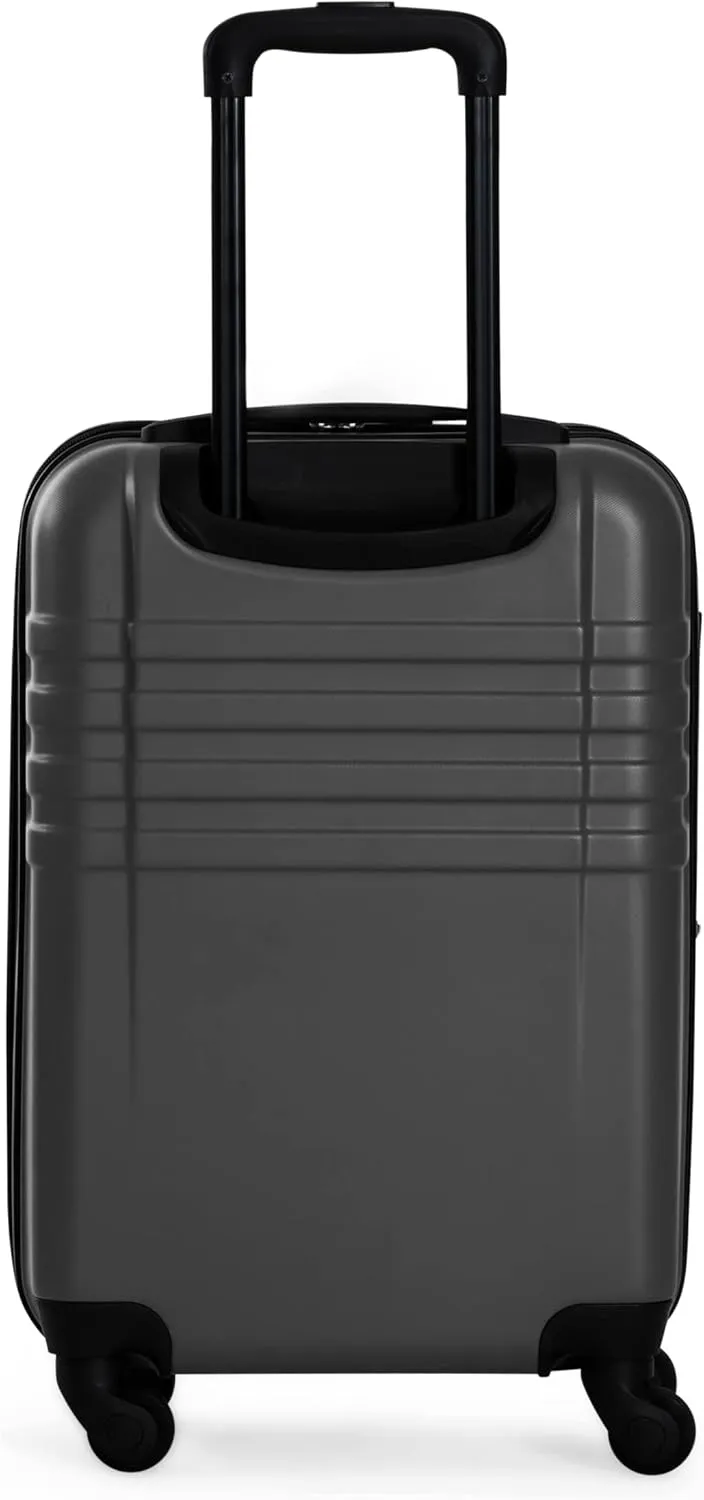 Ben Sherman Hereford Spinner Travel Upright Luggage, Grey, 20-Inch Carry On