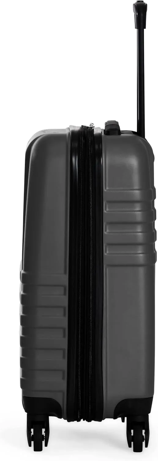 Ben Sherman Hereford Spinner Travel Upright Luggage, Grey, 20-Inch Carry On