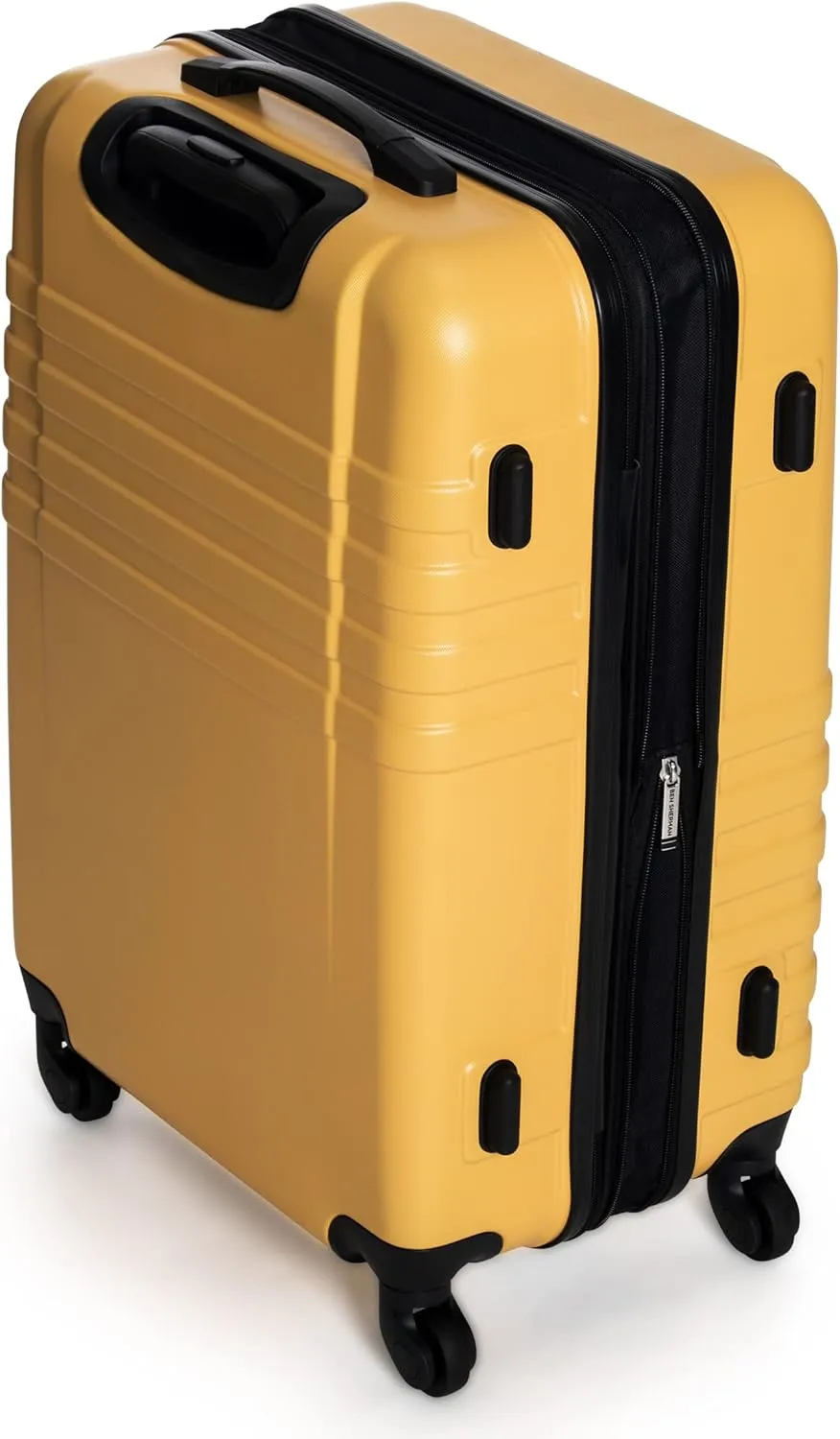 Ben Sherman Hereford Spinner Travel Upright Luggage, Mustard, 24-Inch Checked