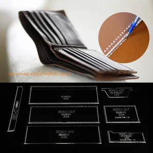 Bifold Leather Wallet Acrylic Template