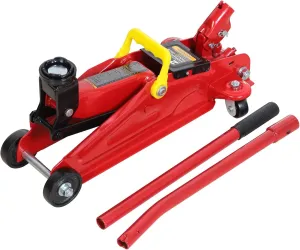 BIG RED T82012GS-1 Torin Hydraulic Trolley Service Lift Jack/Portable Floor Jack with Special Slow Release and Blow Mold Carrying Storage Case : 2 Ton (4,000 lb.) Capacity, Red